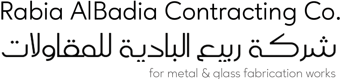 Rabia AlBadia Contracting Co. — bilingual name